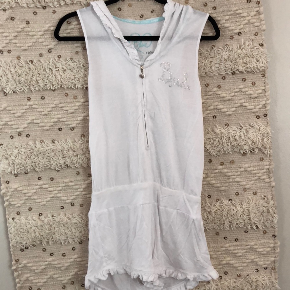 Betsey Johnson blue : bride romper